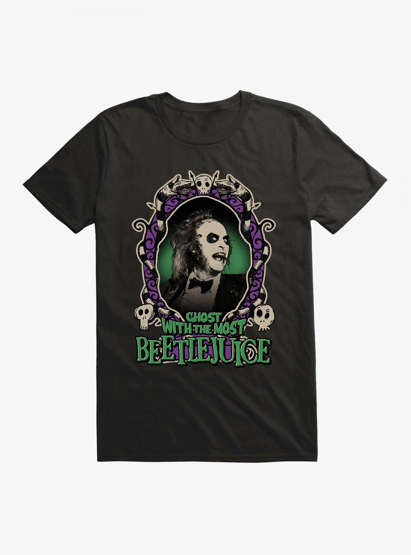 Beetlejuice Ghost With The Most T-Shirt, BLACK, hi-res