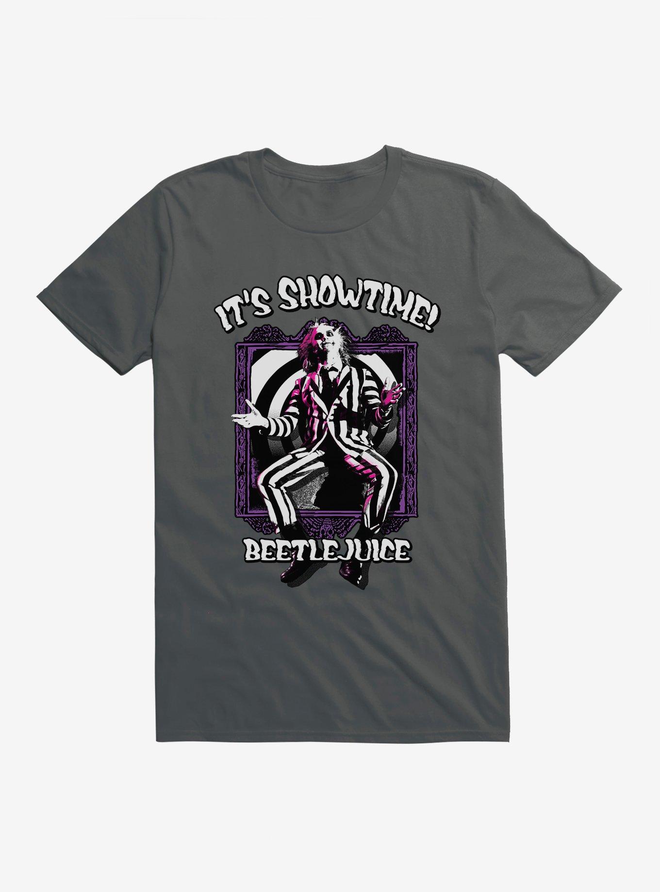 Beetlejuice It's Showtime! T-Shirt, CHARCOAL, hi-res