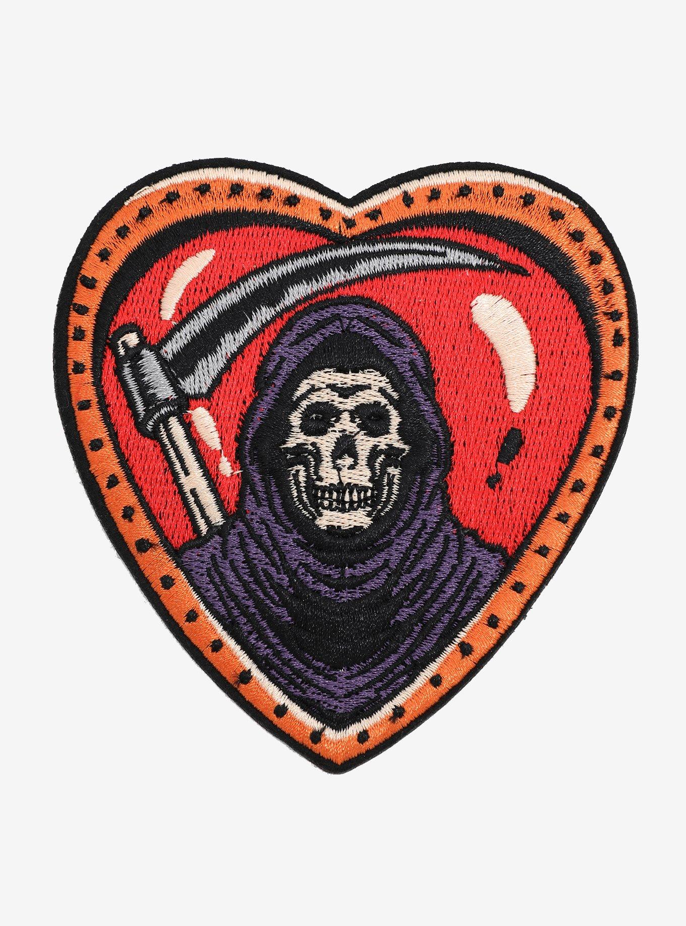 Grim Reaper Heart Patch, , hi-res