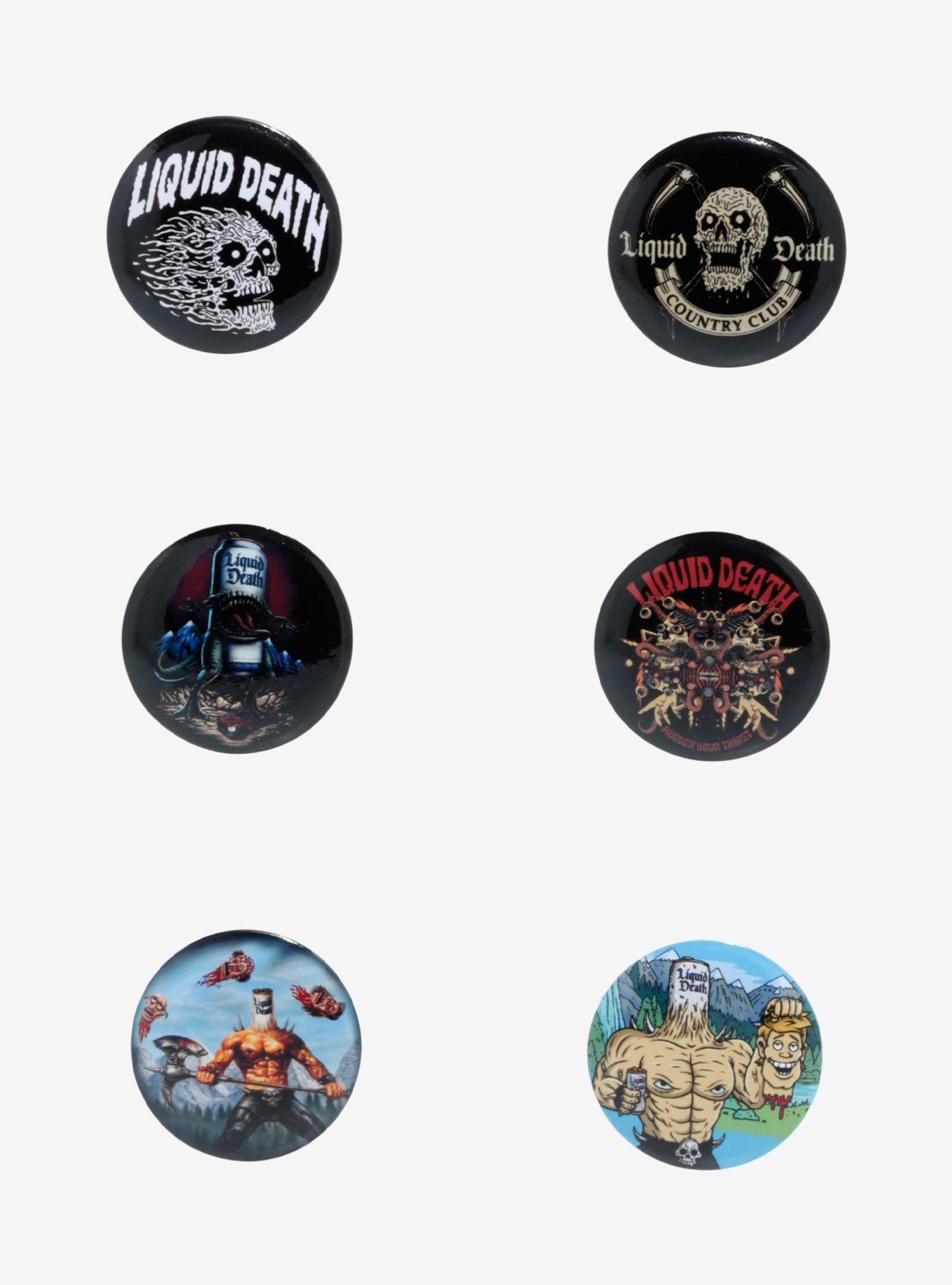 Liquid Death Button Set, , hi-res