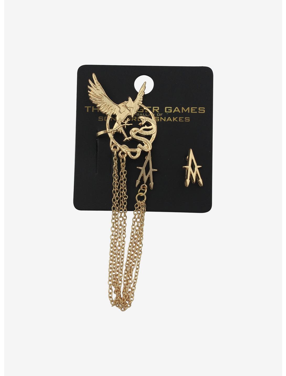 The Hunger Games: The Ballad Of Song Birds & Snakes Icons Cuff Earring Set, , hi-res