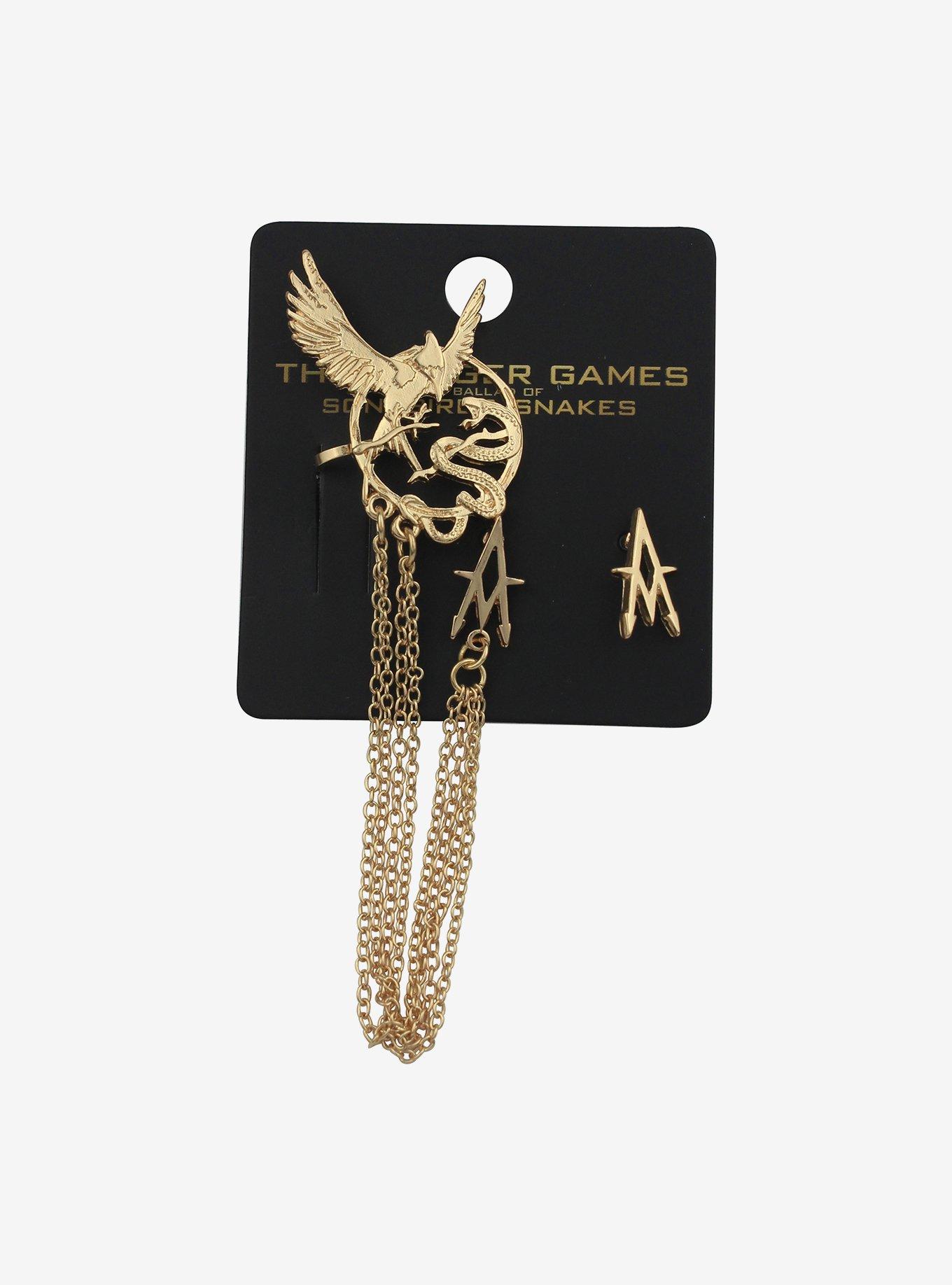 The Hunger Games: The Ballad Of Song Birds & Snakes Icons Cuff Earring Set, , hi-res