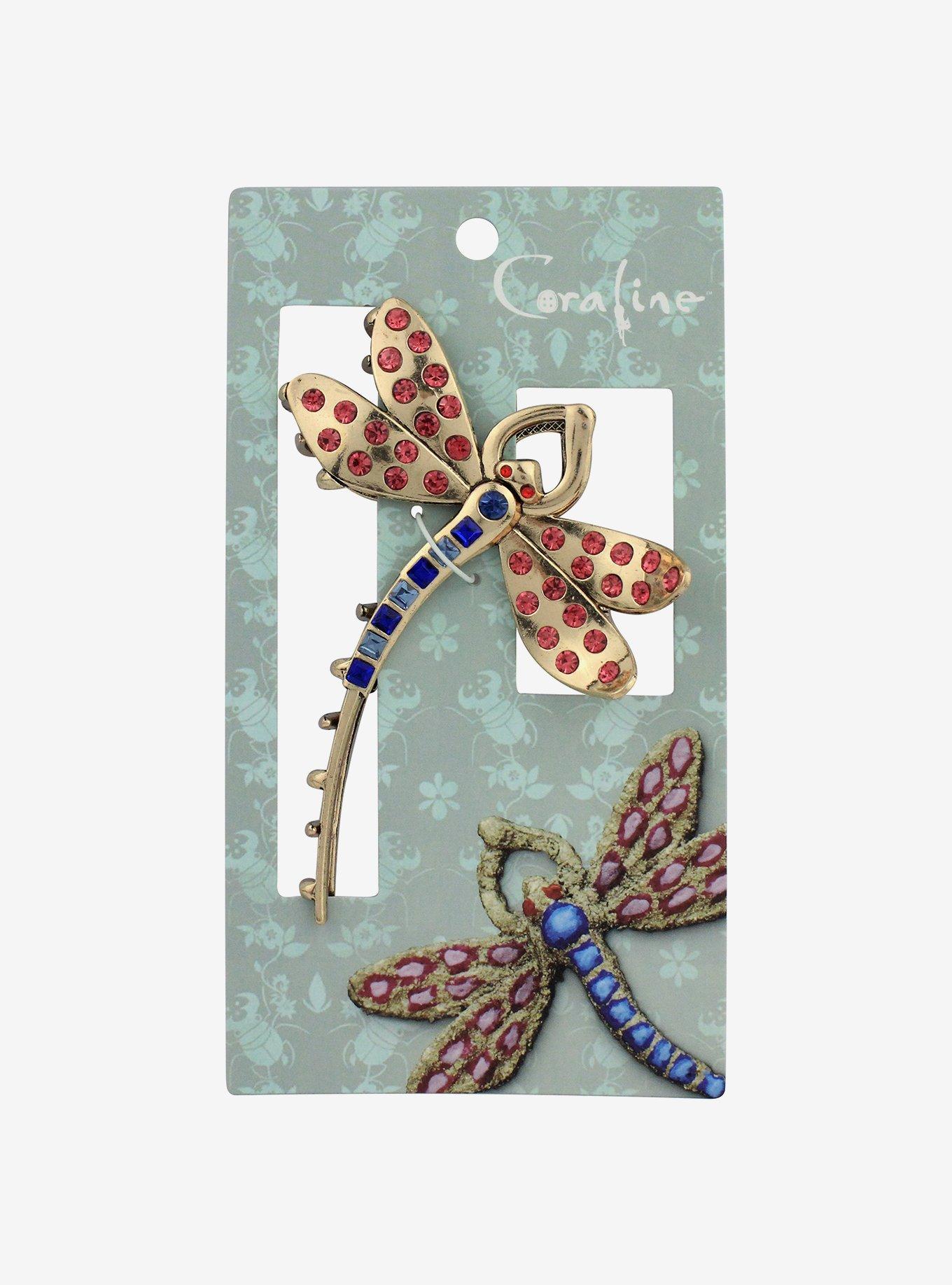 Coraline Button Key Claw Hair Clip