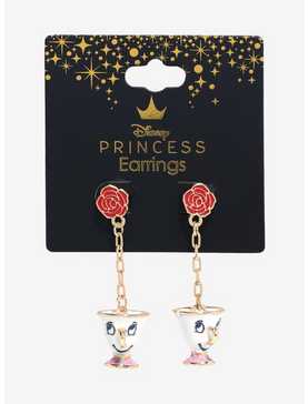 Disney Beauty And The Beast Chip Figural Earrings, , hi-res