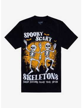 Spooky Skeletons Boyfriend Fit Girls T-Shirt, , hi-res