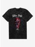 Monster High Operetta Killer Style Mineral Wash T-Shirt, BLACK MINERAL WASH, hi-res