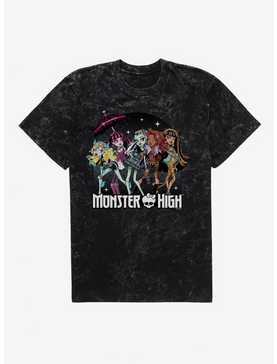 Monster High Night Sky Group Mineral Wash T-Shirt, , hi-res