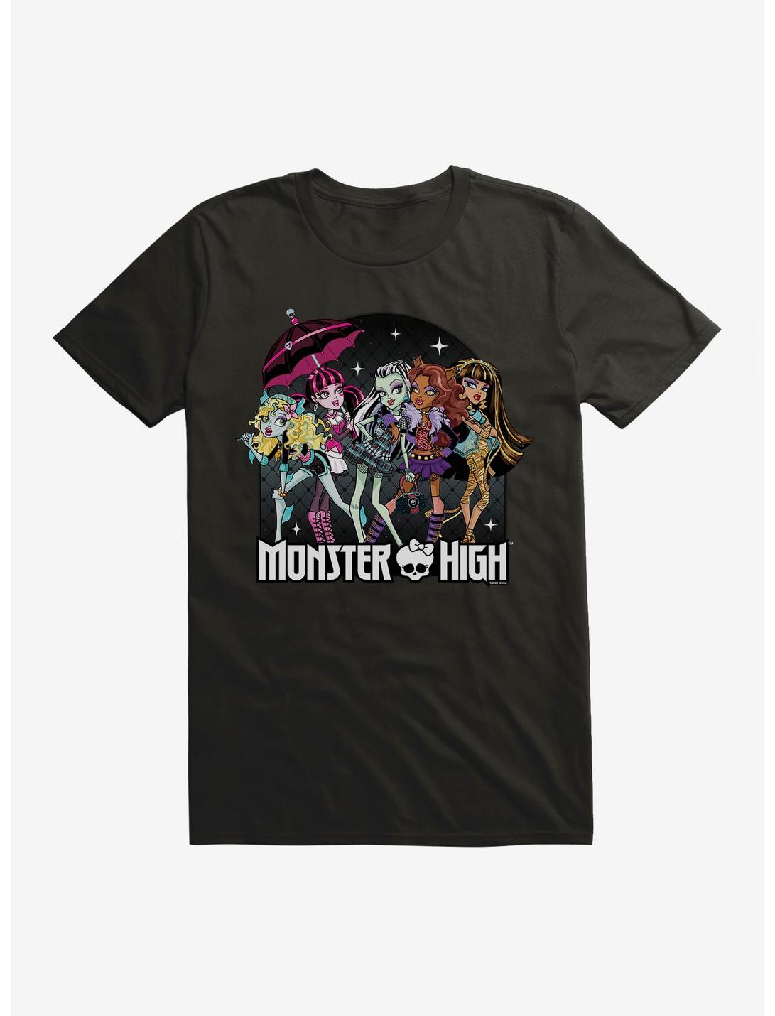 Monster High Night Sky Group T-Shirt, BLACK, hi-res