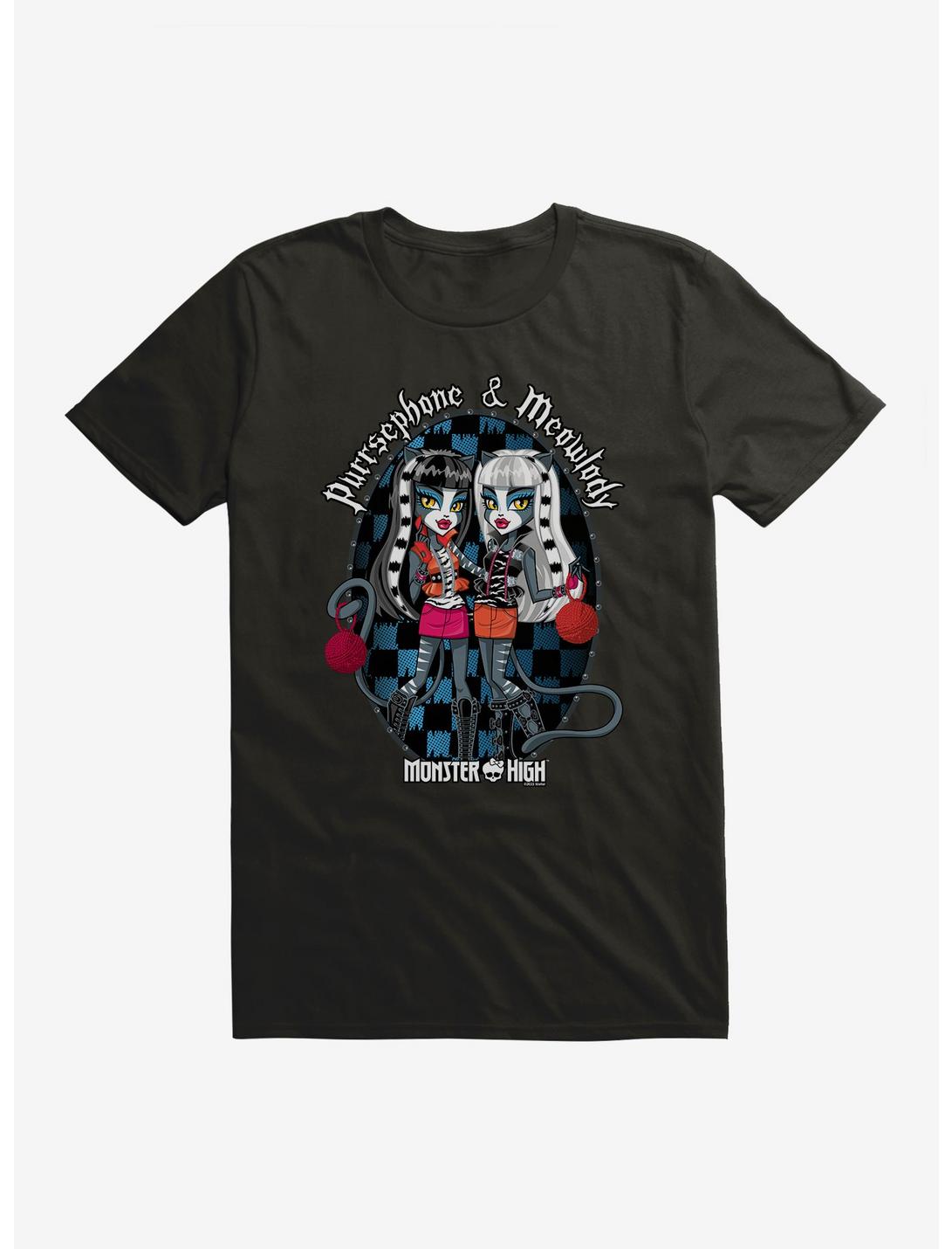 Monster High Purrsephone And Meowlody T-Shirt, BLACK, hi-res