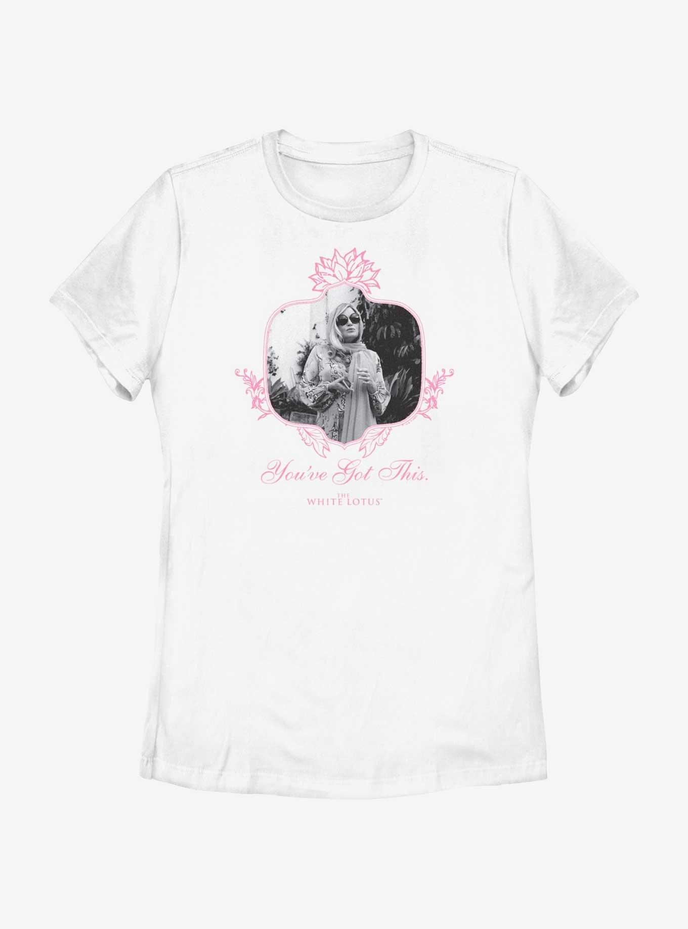 The White Lotus Tanya You've Got This Womens T-Shirt, WHITE, hi-res