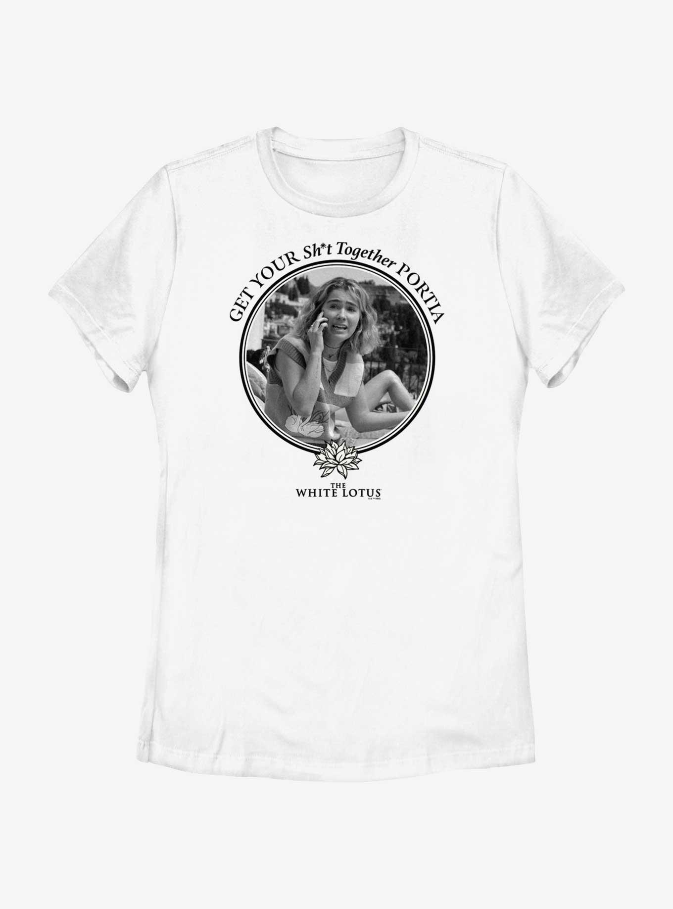 The White Lotus Get It Together Portia Womens T-Shirt, WHITE, hi-res