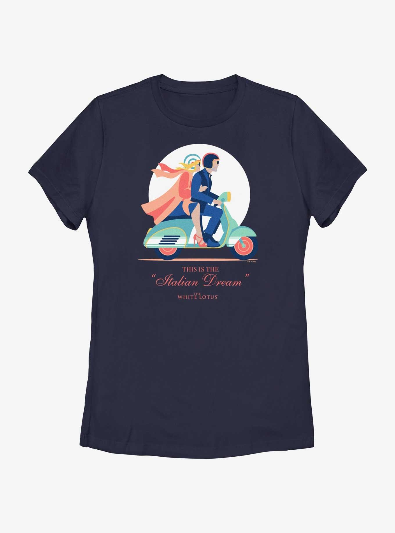 The White Lotus The Italian Dream Womens T-Shirt, NAVY, hi-res