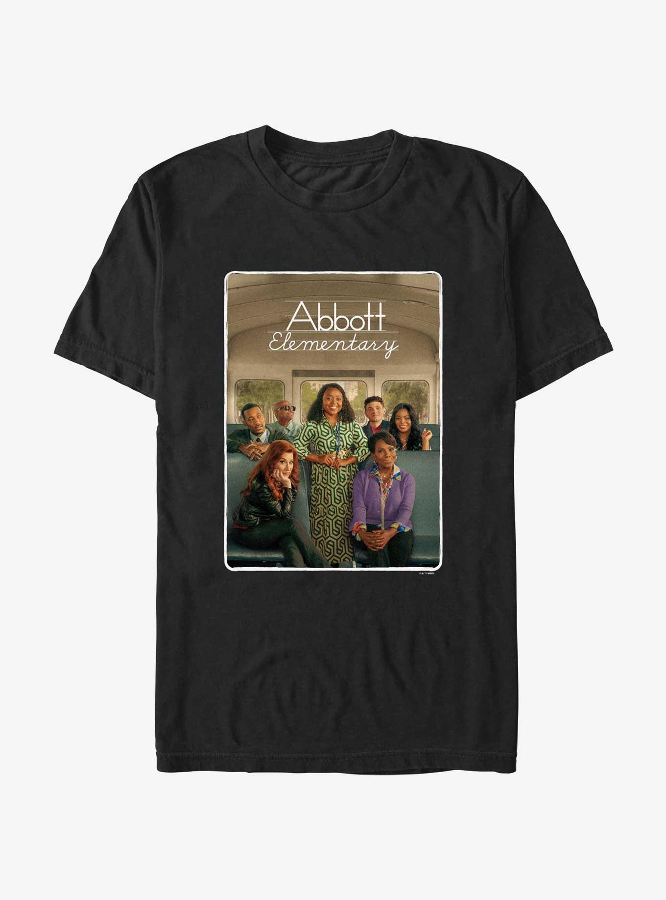 Abbott Elementary Poster T-Shirt, BLACK, hi-res