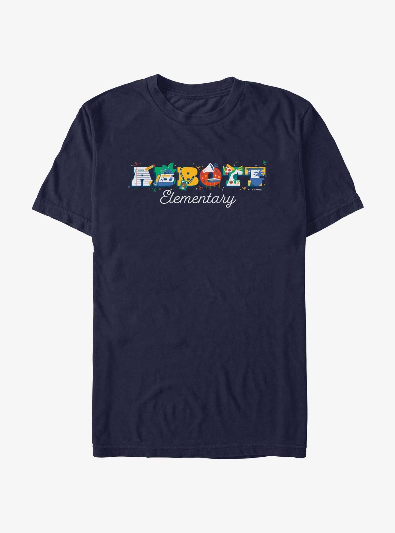 Abbott Elementary Color Logo T-Shirt, NAVY, hi-res