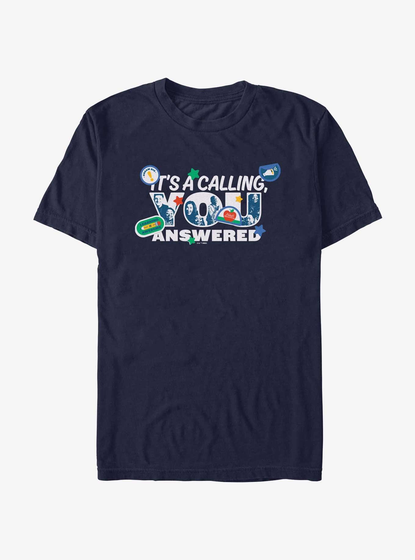 Abbott Elementary It's A Calling, You Answered T-Shirt, NAVY, hi-res