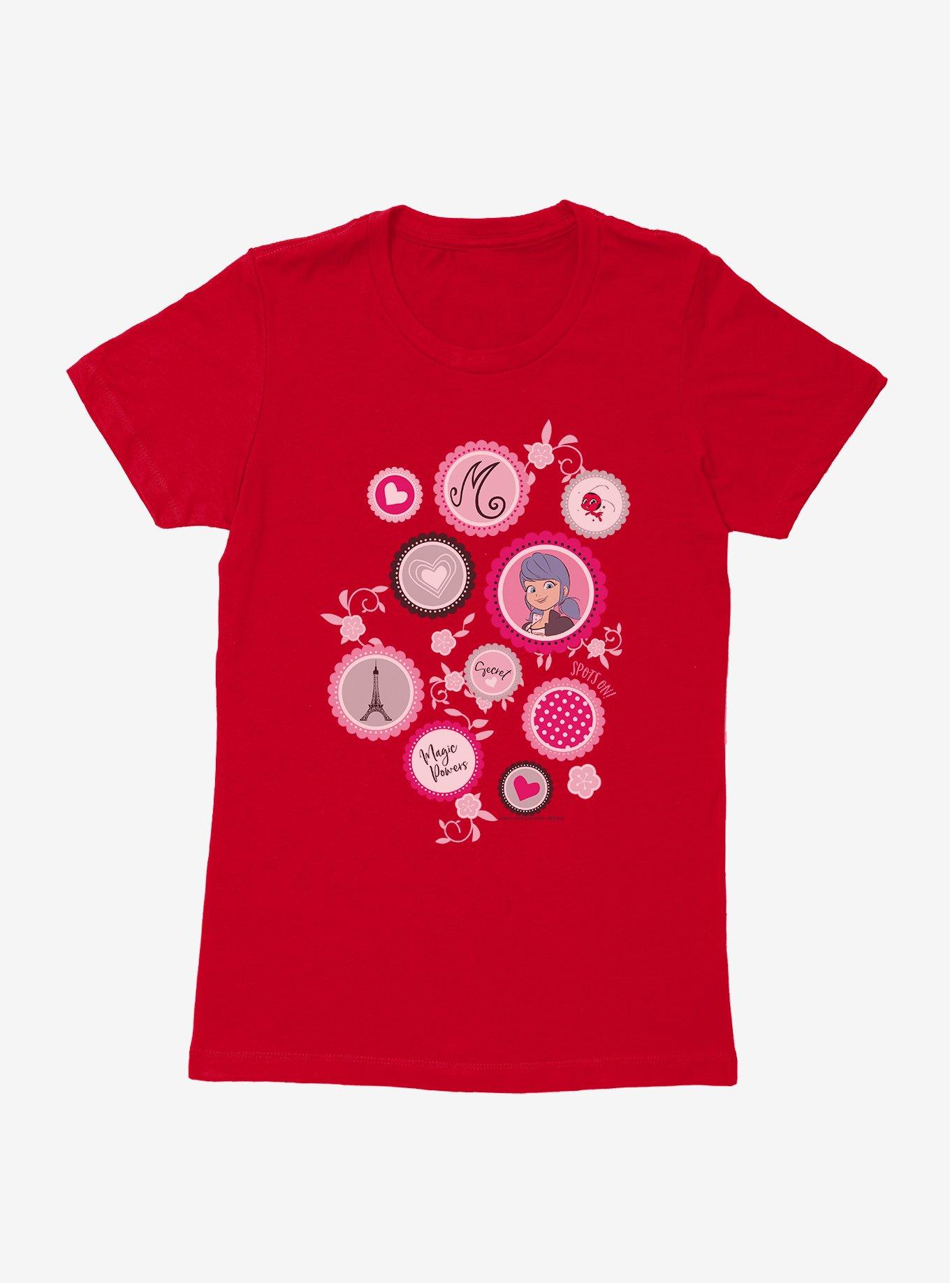 Miraculous Ladybug Marinette Stamps Womens T Shirt BoxLunch