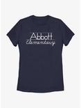 Abbott Elementary Logo Womens T-Shirt, NAVY, hi-res