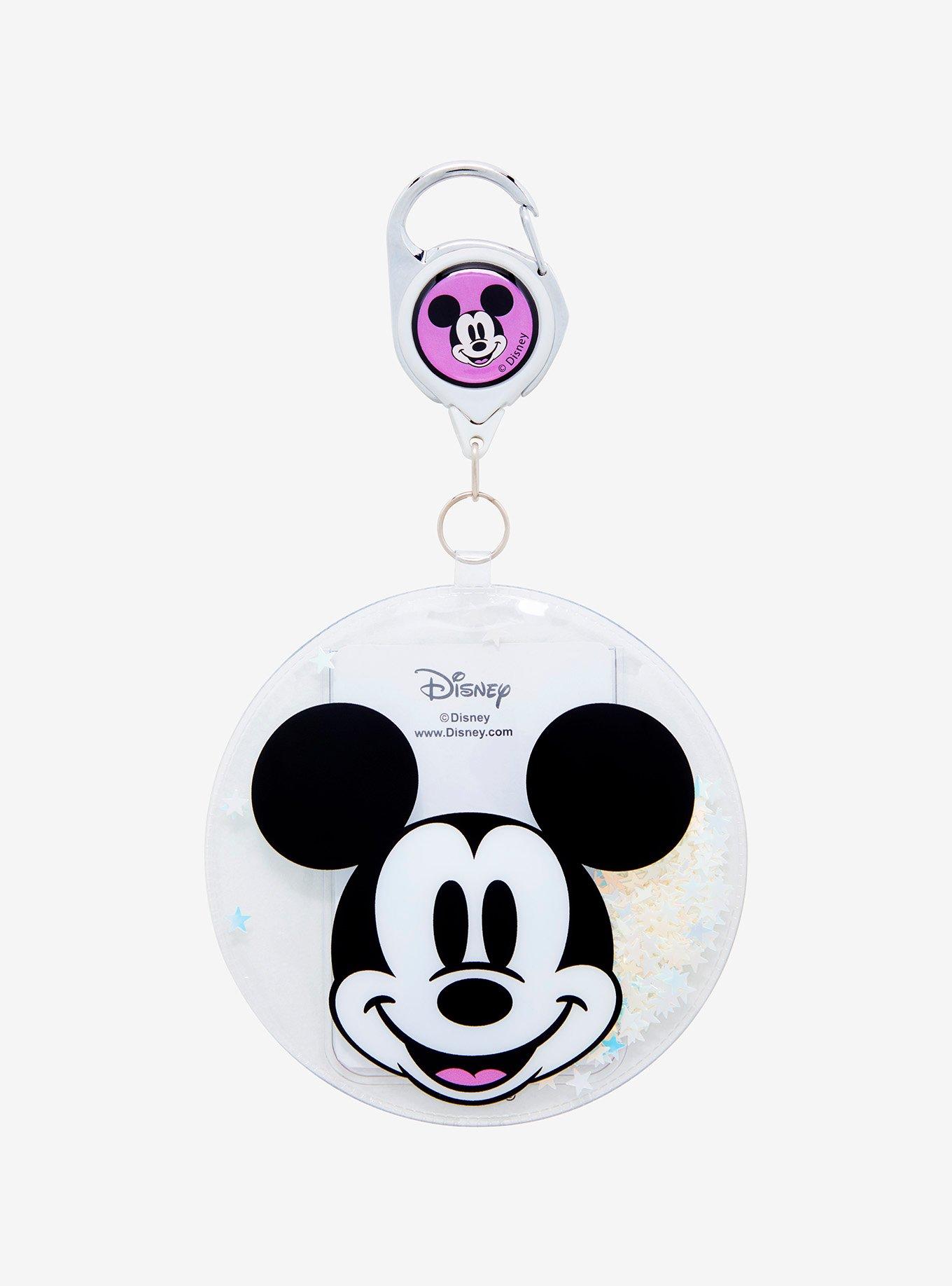 Disney Mickey Mouse Balloon Shaker Retractable Lanyard