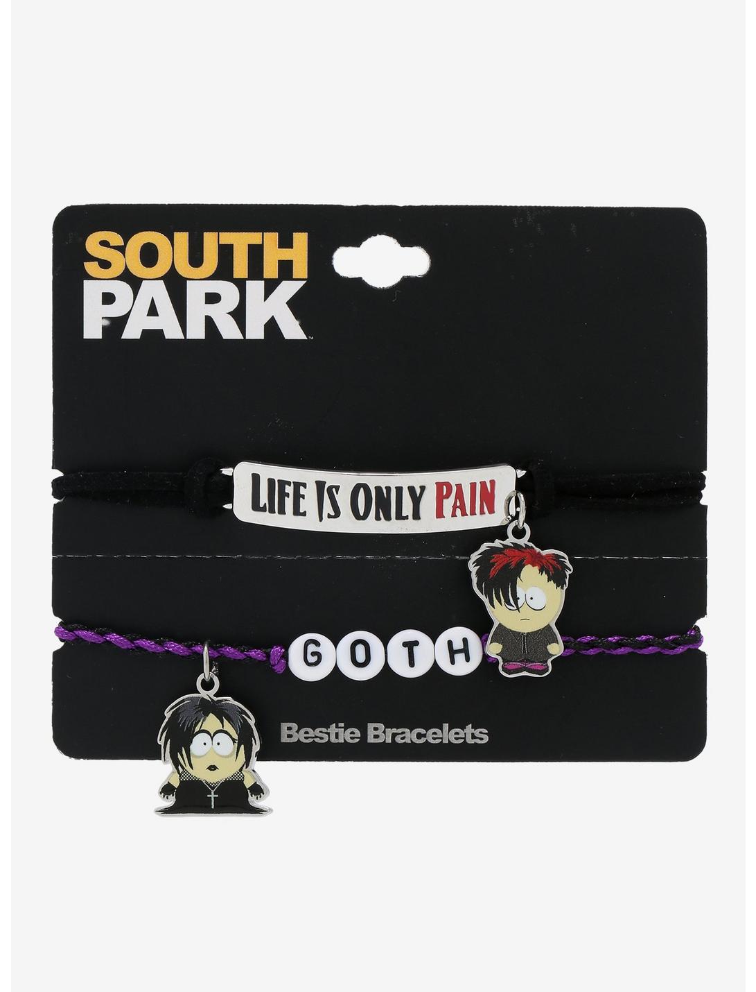 South Park Goth Kids Best Friend Cord Bracelet Set, , hi-res