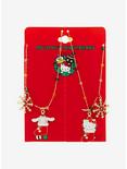 Hello Kitty & Cinnamoroll Stocking Best Friend Necklace Set, , hi-res