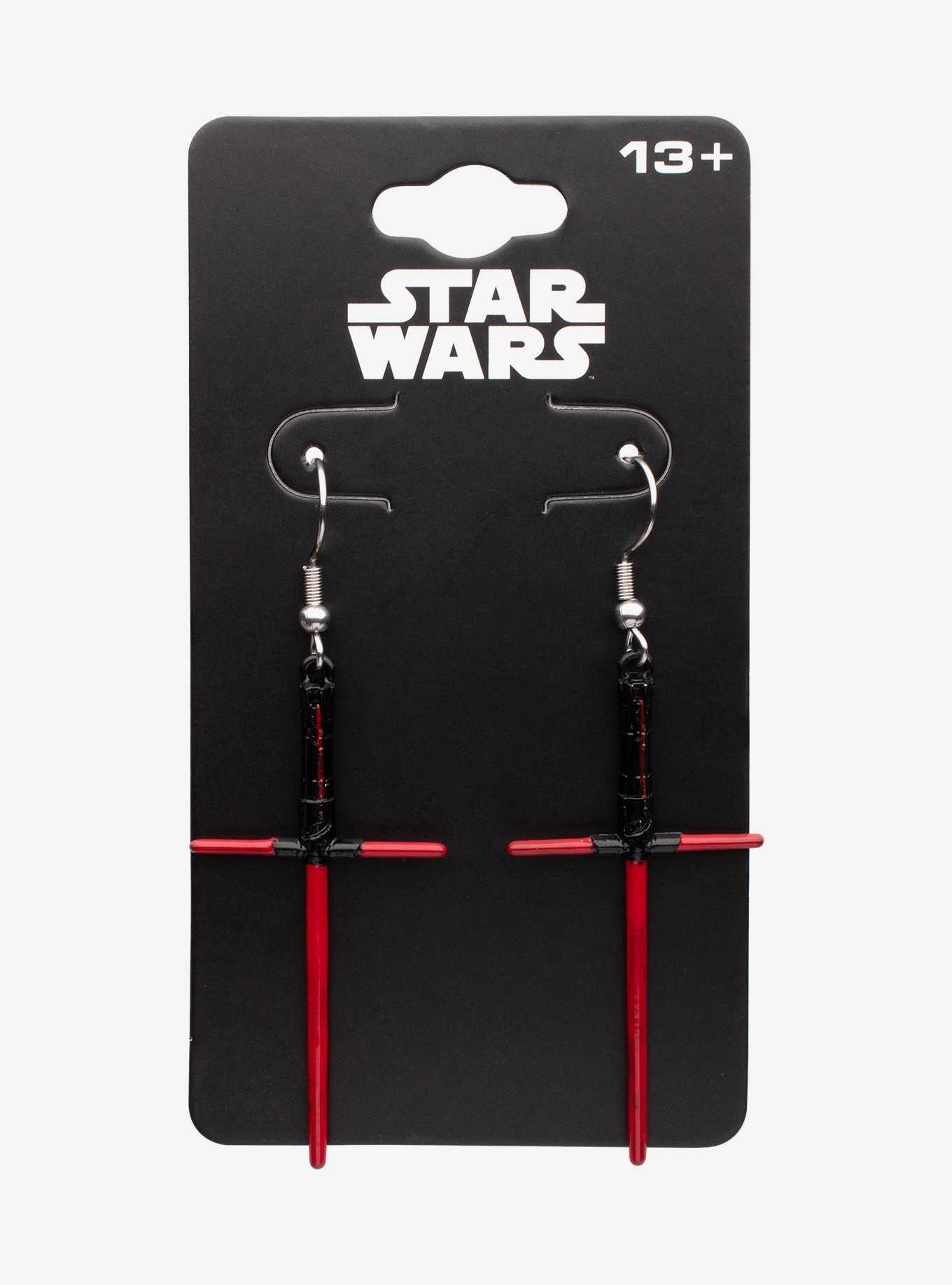 Star Wars Kylo Ren Lightsaber Drop Earrings, , hi-res