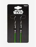 Star Wars Yoda Lightsaber Drop Earrings, , hi-res