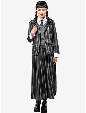 Wednesday Nevermore Academy Black Uniform Adult Costume, , hi-res