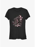 Disney Mulan Blossoms Silhouette Girls T-Shirt, BLACK, hi-res