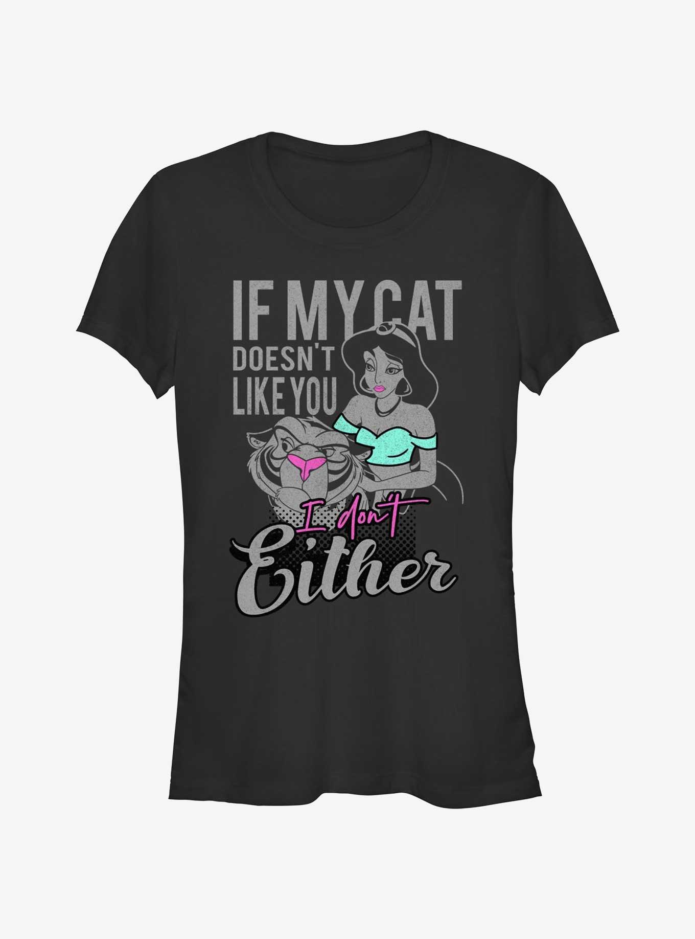 Disney Aladdin Jasmine If My Cat Doesn't Like You I Don't Either Girls T-Shirt, , hi-res