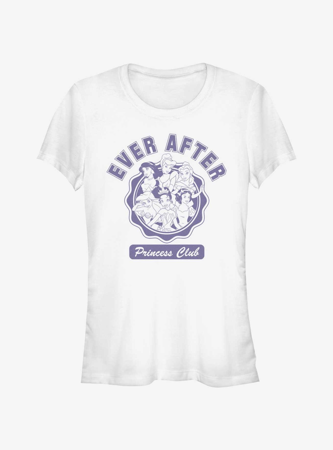 Disney Princesses Ever After Princess Club Girls T-Shirt, WHITE, hi-res