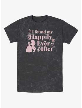 Disney Beauty and the Beast Found My Happily Ever After Mineral Wash T-Shirt, , hi-res