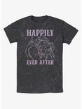 Disney Beauty and the Beast Happily Ever After Belle and Adam Mineral Wash T-Shirt, BLACK, hi-res