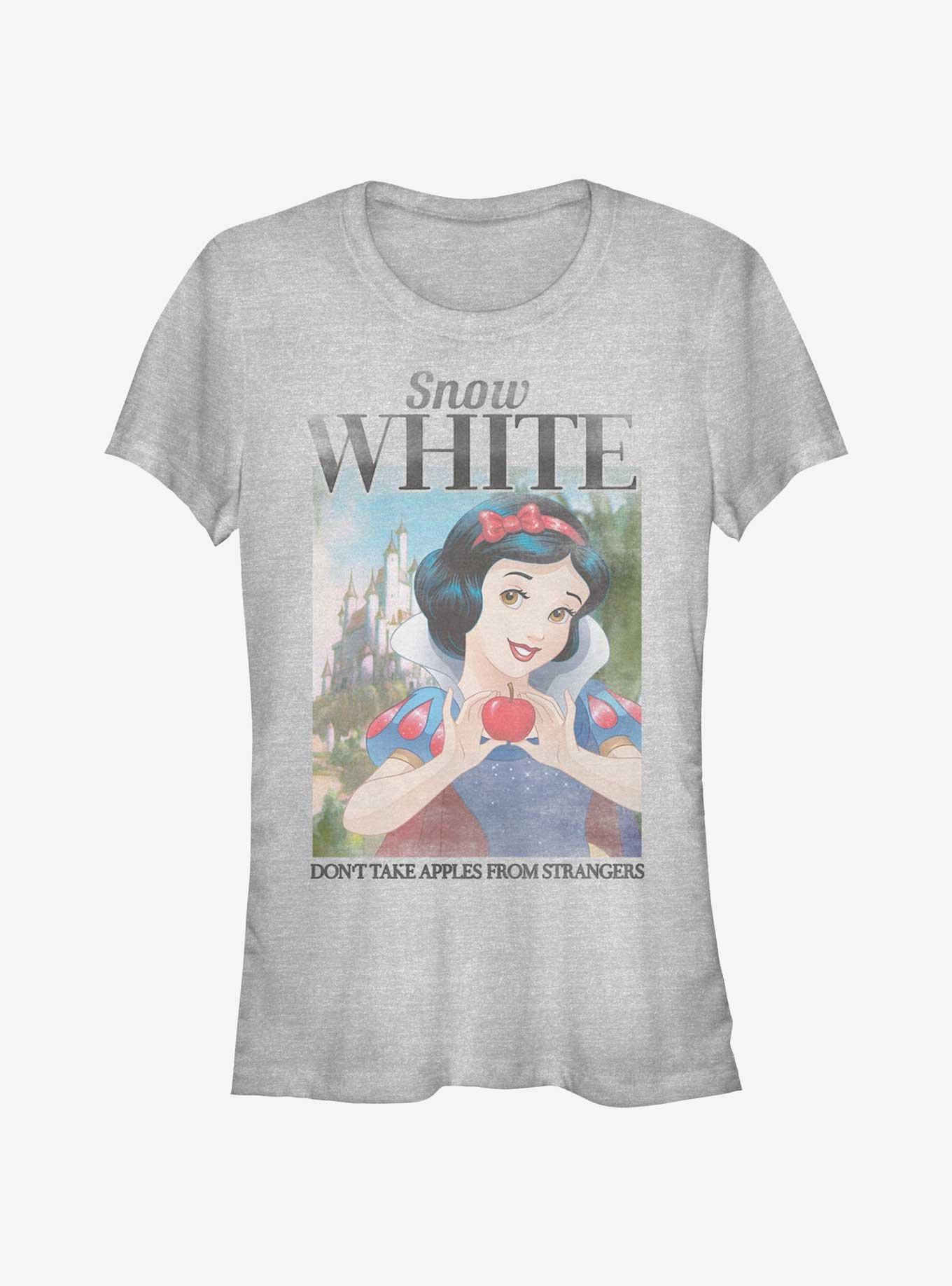 Disney Snow White and the Seven Dwarfs Don't Take Apples From Strangers Girls T-Shirt, ATH HTR, hi-res