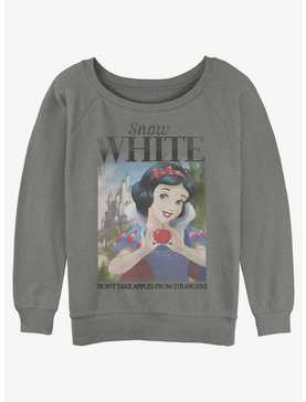 Disney Snow White and the Seven Dwarfs Don't Take Apples From Strangers Girls Slouchy Sweatshirt, , hi-res