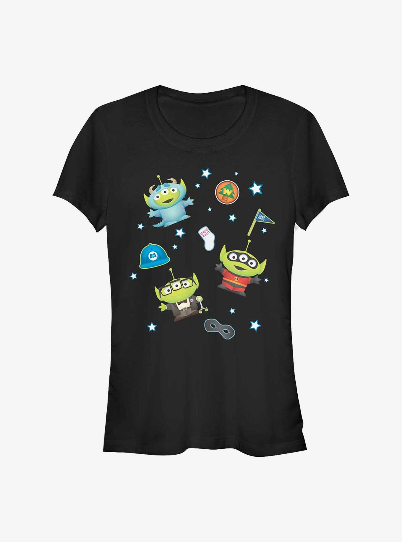 Pixar Monster Aliens Girls T-Shirt, BLACK, hi-res