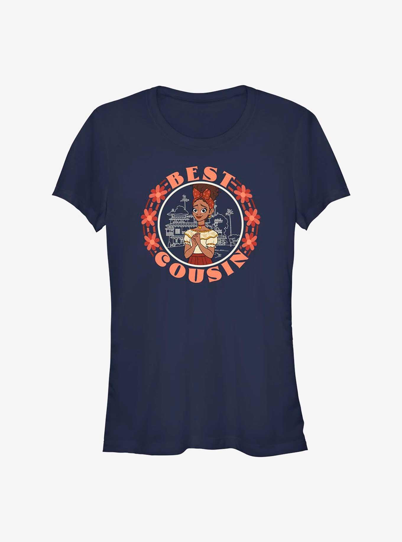 Disney Pixar Encanto Dolores Best Cousin Girls T-Shirt, NAVY, hi-res