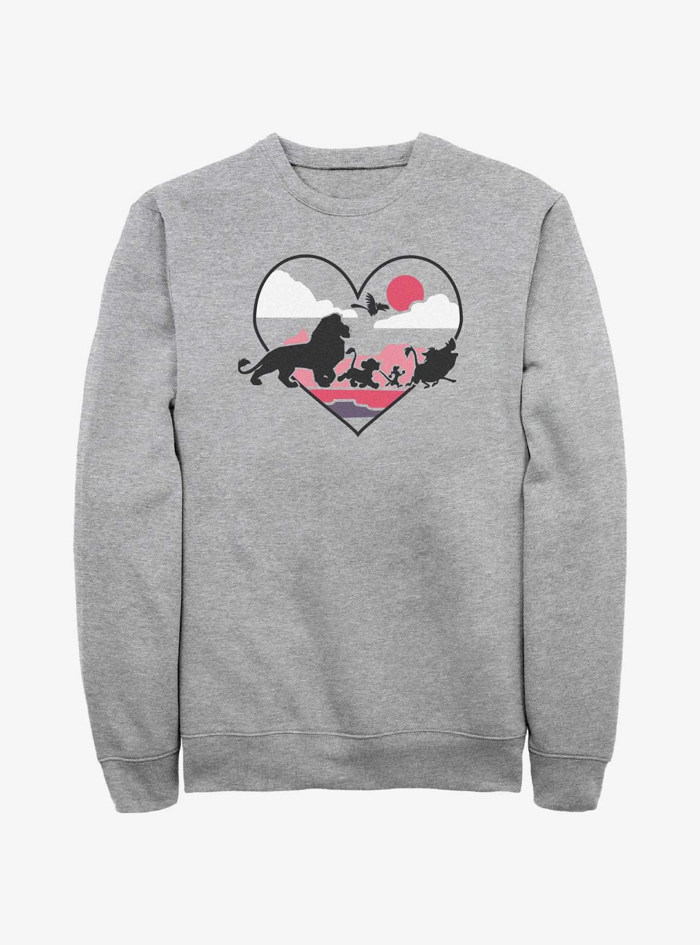 Disney The Lion King Love From The Savanna Sweatshirt, ATH HTR, hi-res