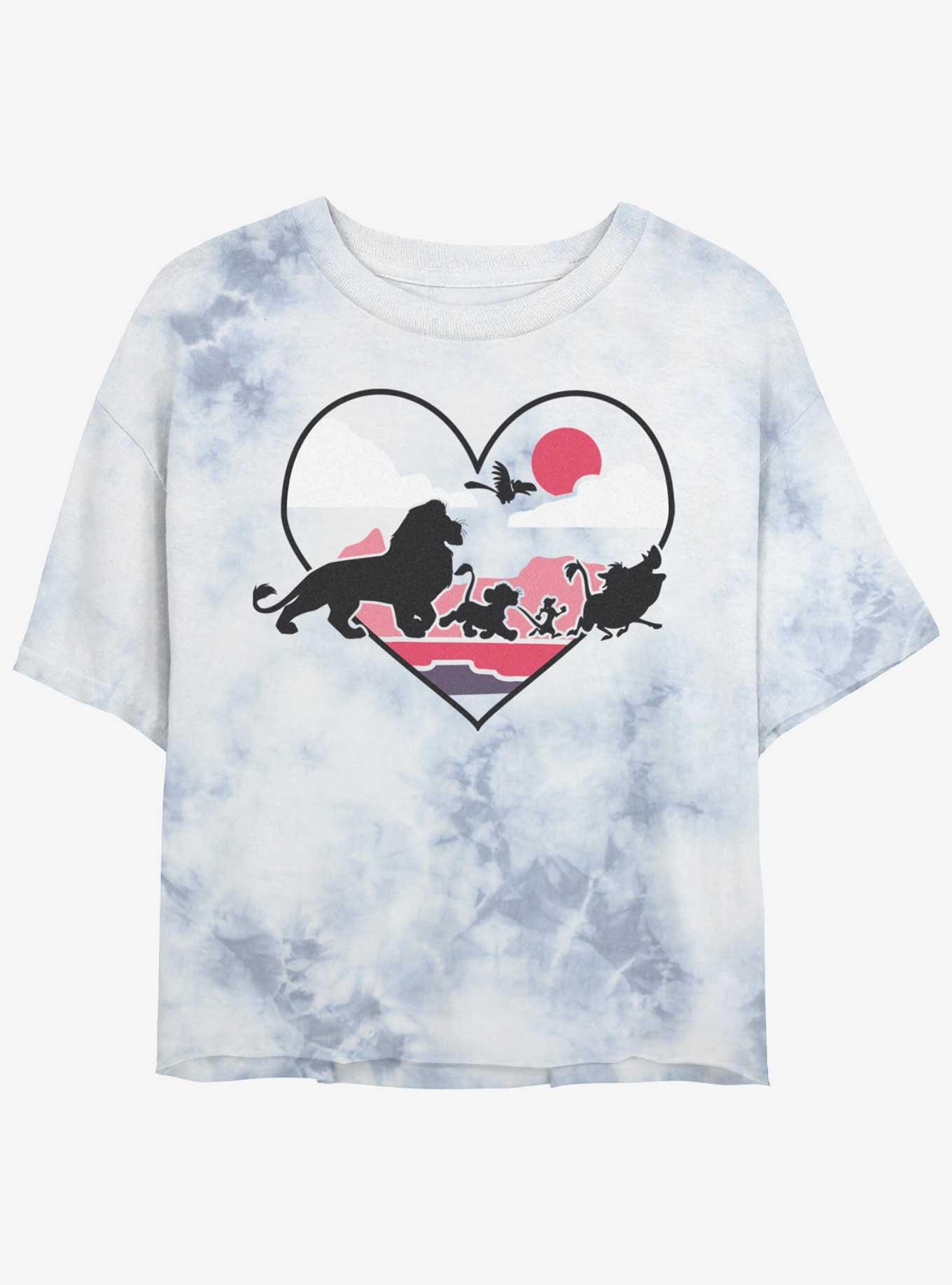 Disney The Lion King Love From The Savanna Girls Tie-Dye Crop T-Shirt