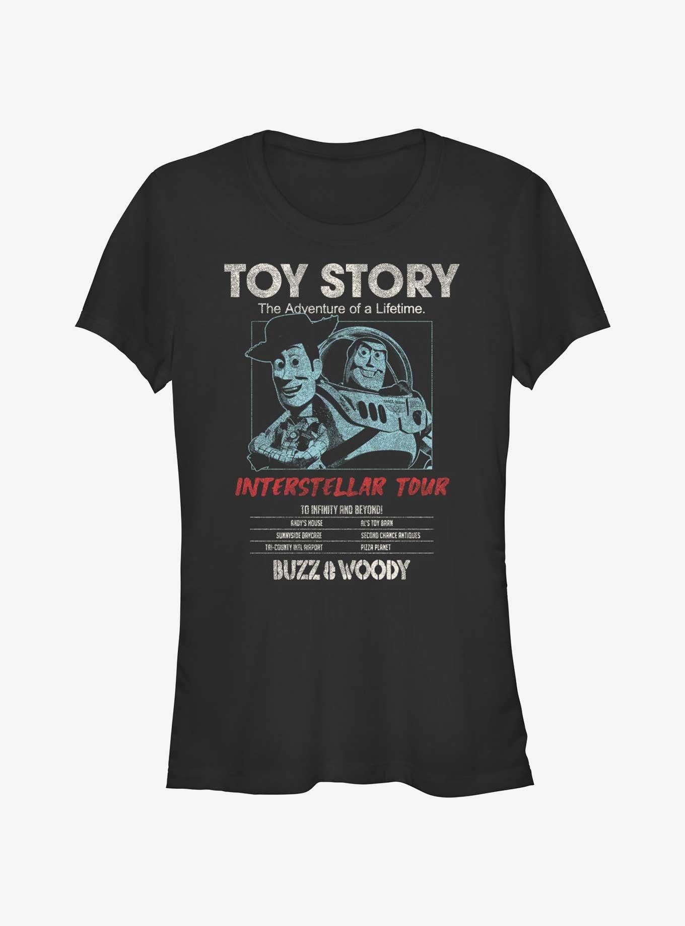 Disney Pixar Toy Story Tour Poster Girls T-Shirt, BLACK, hi-res