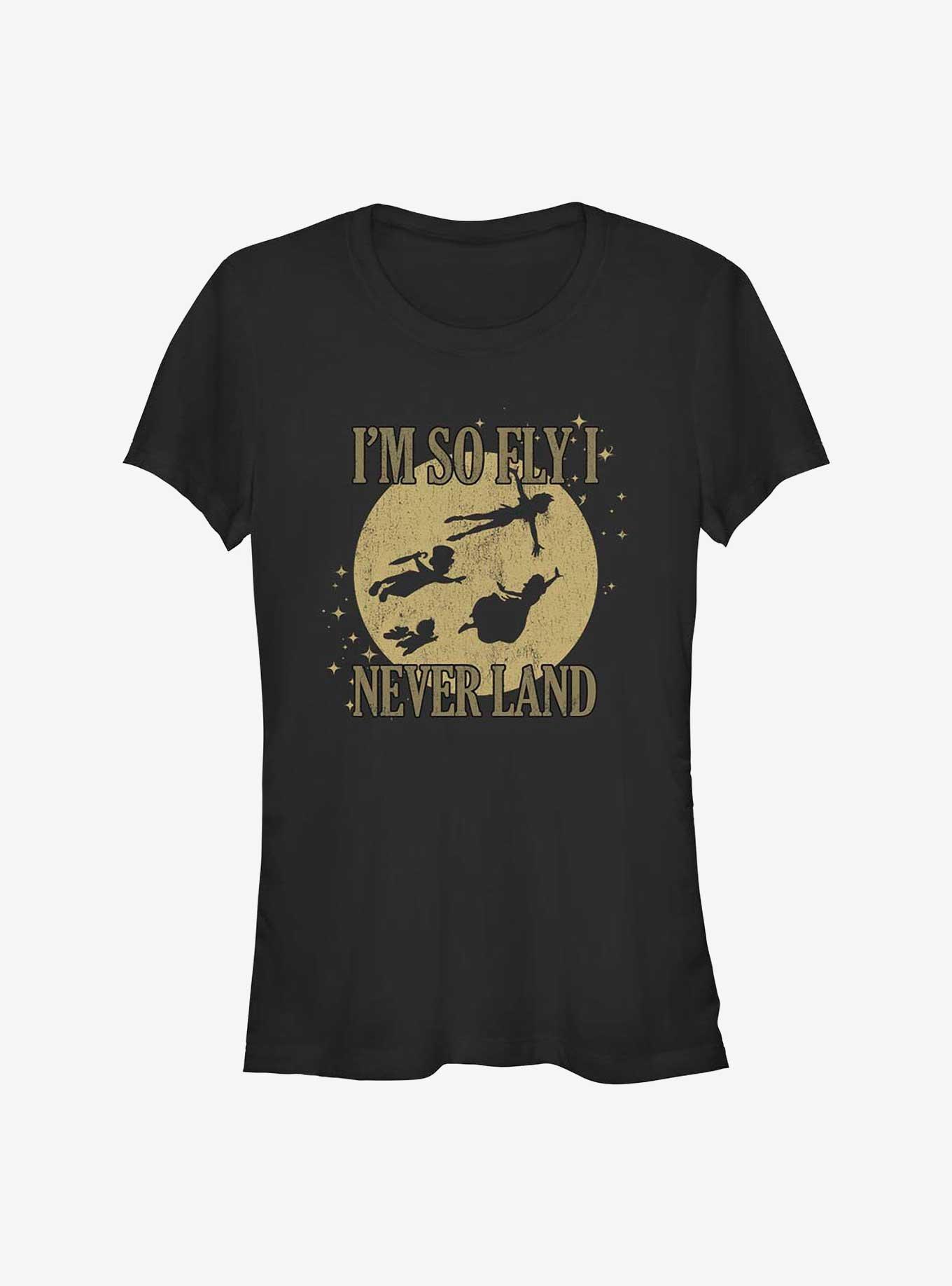 Disney Tinker Bell I'm So Fly I Never Land Girls T-Shirt