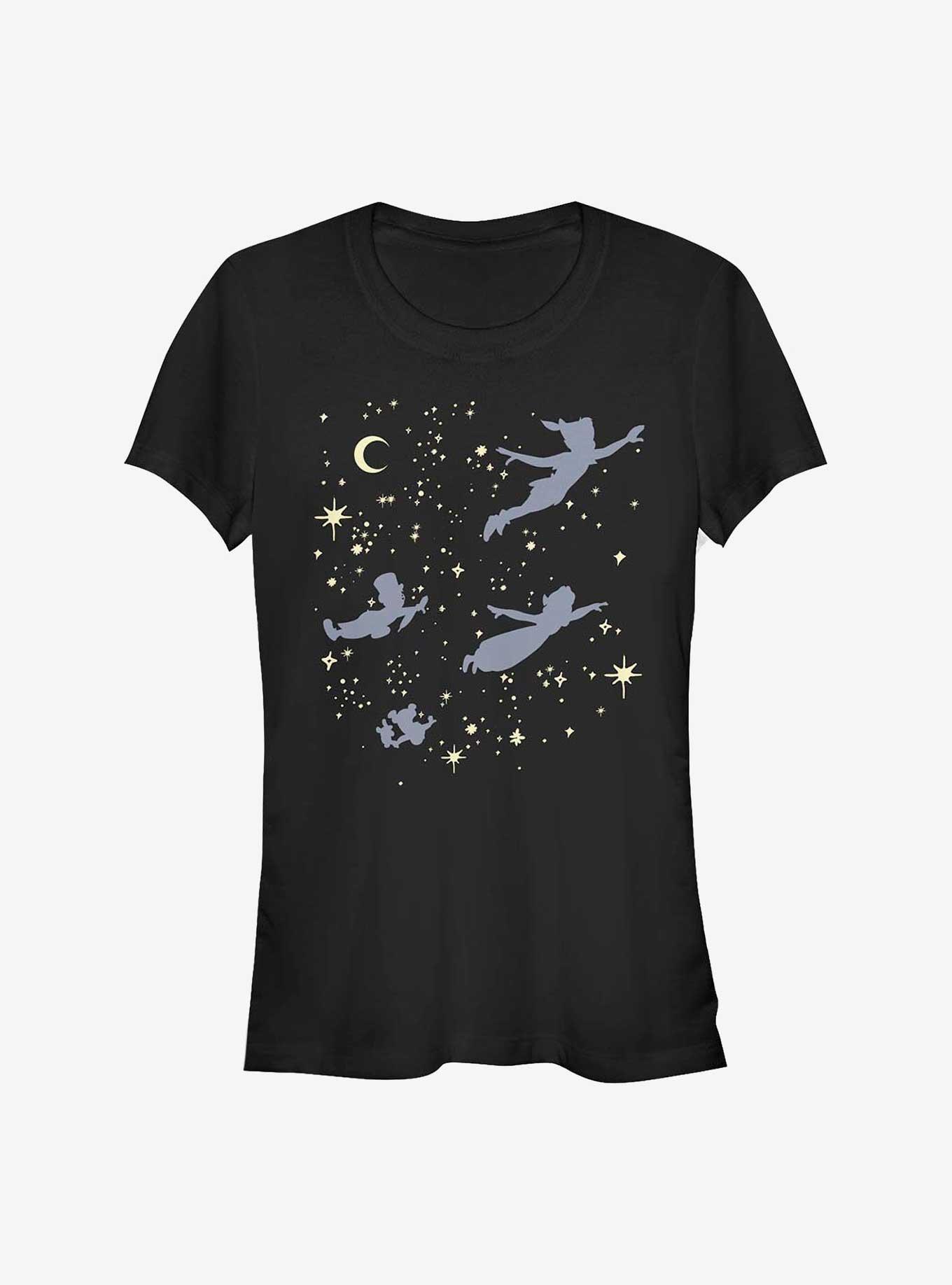 Disney Tinker Bell Fly Away Celestial Girls T-Shirt, BLACK, hi-res