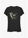 Disney Tinker Bell Retro Tink Girls T-Shirt, BLACK, hi-res