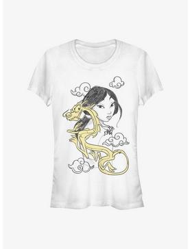 Disney Mulan Mushu and Mulan Sketch Girls T-Shirt, , hi-res