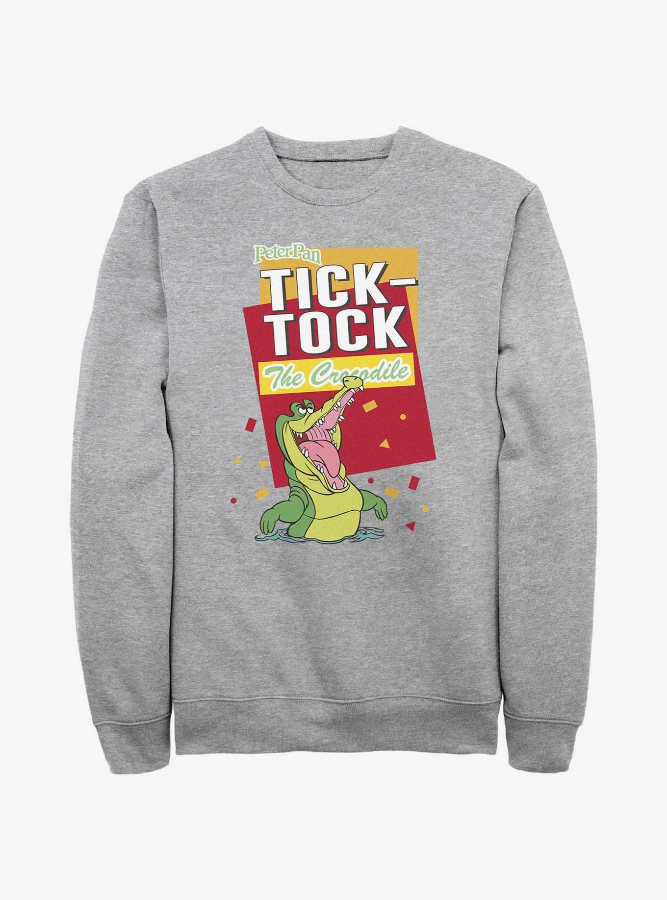 Disney Tinker Bell Tick Tock The Crocodile Sweatshirt, ATH HTR, hi-res