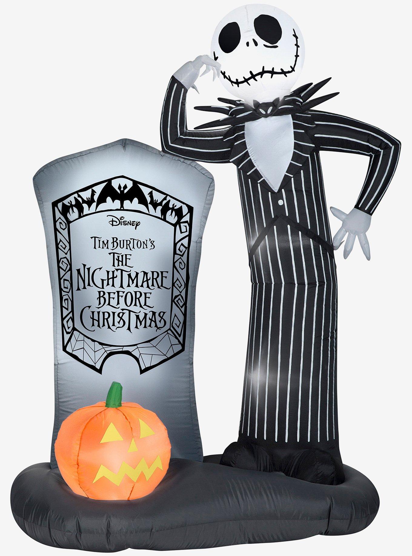 Disney Nightmare Before Christmas Jack & Tombstone Airblown, , hi-res