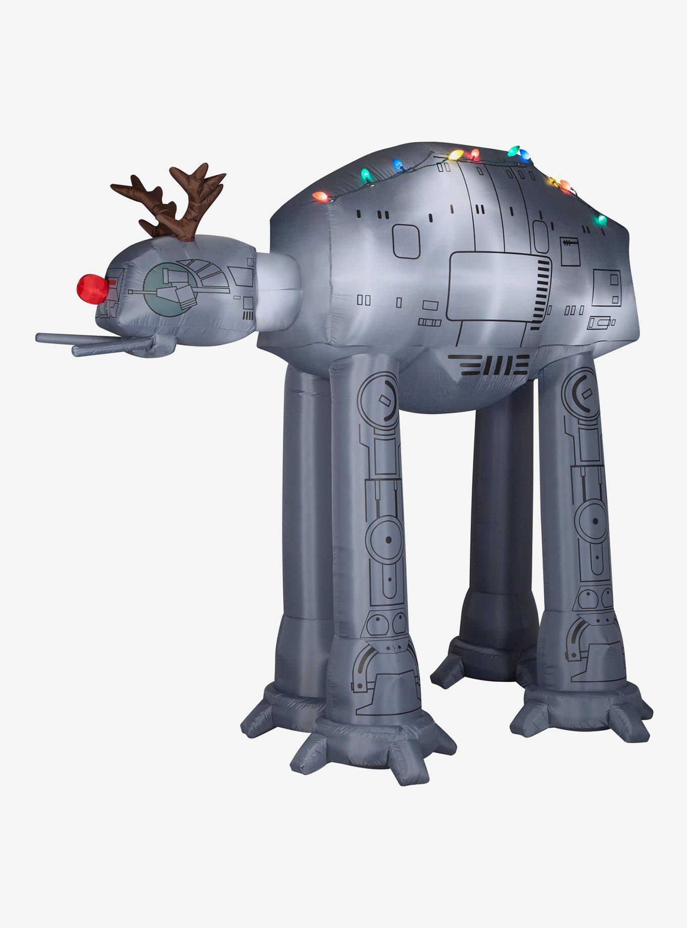 Star shops Wars AT-AT Reindeer yard inflatable NIB 8.5’