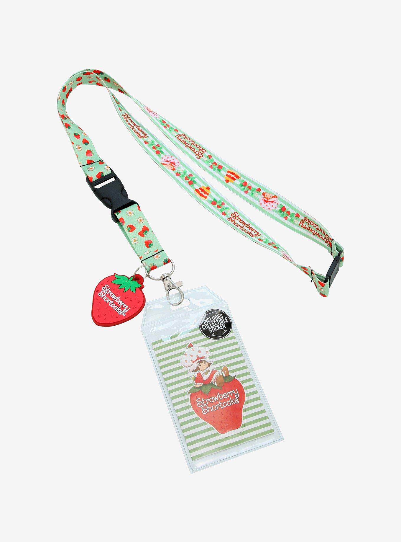 Strawberry Shortcake Stripe Lanyard | Hot Topic