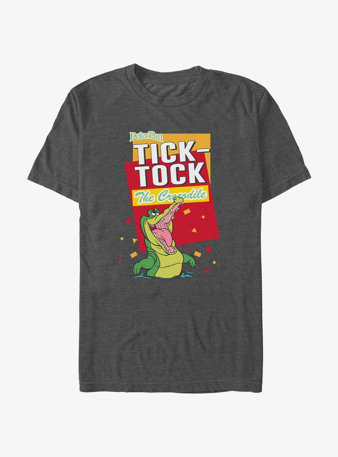Disney Tinker Bell Tick Tock The Crocodile T-Shirt, CHAR HTR, hi-res