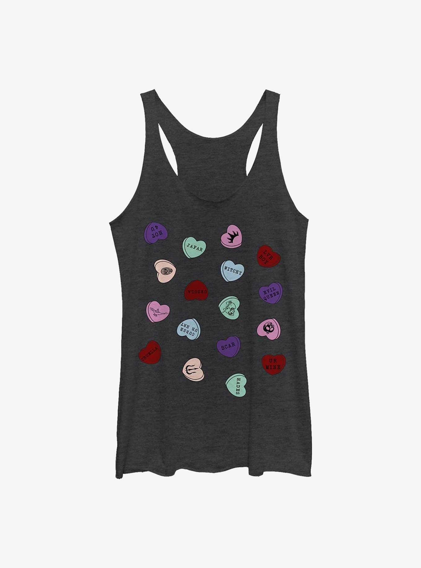 Disney Villains Evil Heart Candy Girls Tank, BLK HTR, hi-res