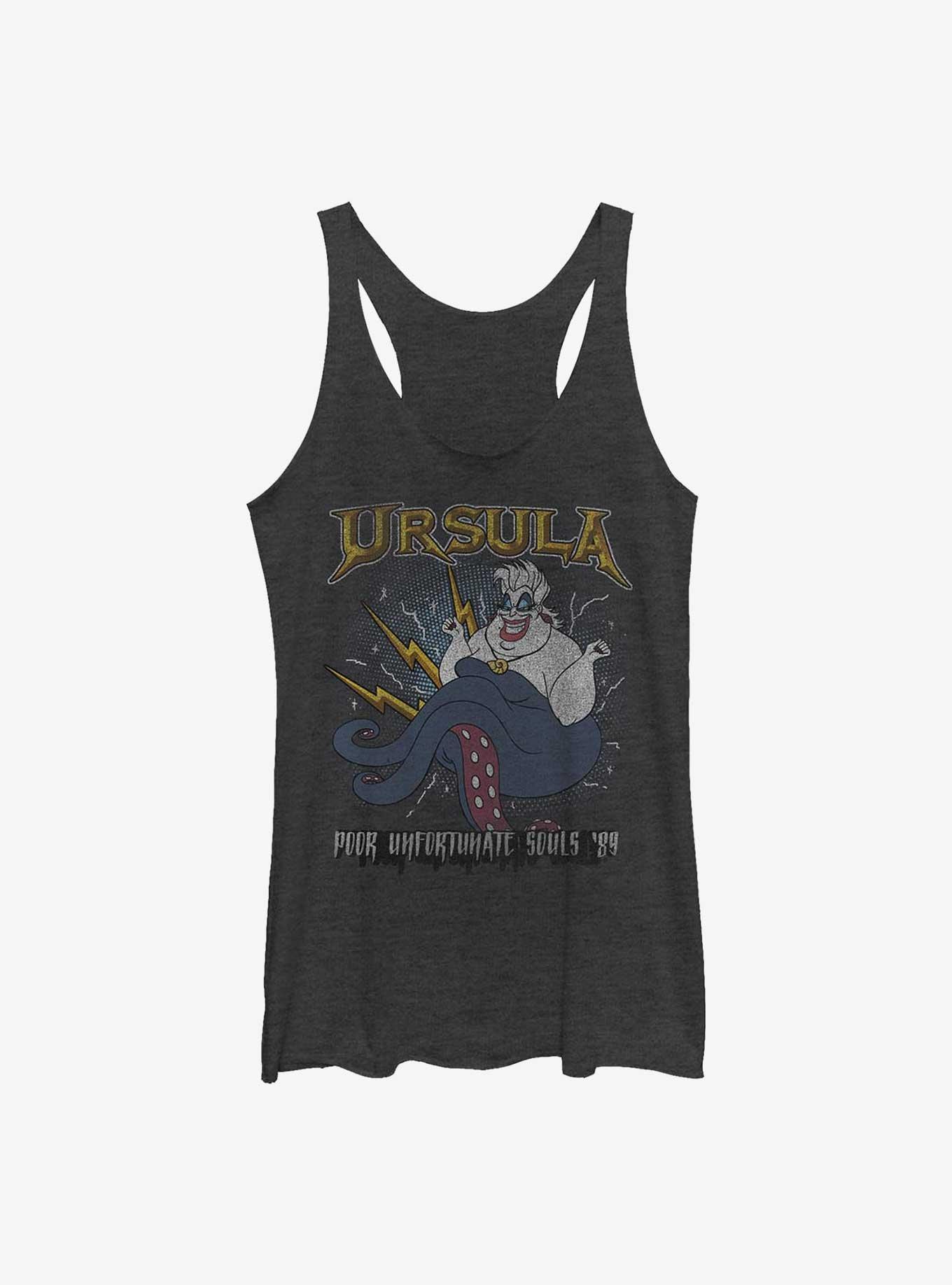 Disney The Little Mermaid Ursula The Unfortunate Girls Tank, BLK HTR, hi-res